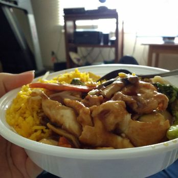 Hunan Garden - Chicken w/ garlic sauce special lunch. Comes with pork fried rice. - Chinese Near Me - Rochester, New York Hunan Garden - Chicken w/ garlic sauce special lunch. Comes with pork fried rice. - Chinese Near Me - Rochester, New York