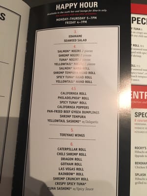 Menu photo 8 Benihana - Dulles Town Ctr Dulles, VA