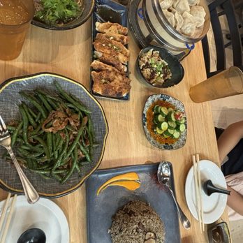 Uncle Dumpling - Green beans with pork. Cucumber salad. Pork potstickers. Pork xiao long bao. Black truffle angus fried rice. Beef noodles. - Noodles Near Me - Roseville, California