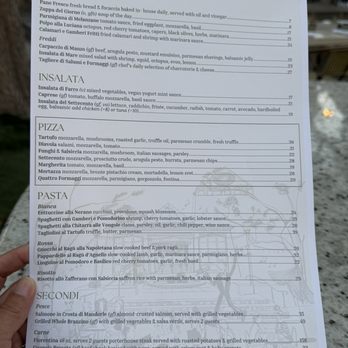 Settecento - Menu - Italian Near Me - Los Angeles, California