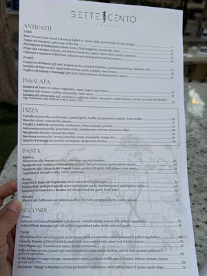 Menu photo 1 Settecento Los Angeles, CA