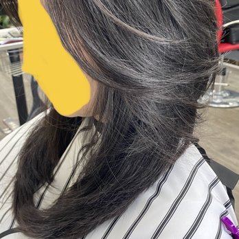 Vivid Image Hair Salon - Oct updated trim Hair by Kevin, went back for curtain bangs and a trim - Hair Salons Near Me - Pleasanton, California Vivid Image Hair Salon - Oct updated trim Hair by Kevin, went back for curtain bangs and a trim - Hair Salons Near Me - Pleasanton, California