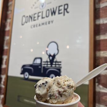 Coneflower Creamery - Butter brickle is their best seller and it's soooo good - Ice Cream & Frozen Yogurt Near Me - Omaha, Nebraska Coneflower Creamery - Butter brickle is their best seller and it's soooo good - Ice Cream & Frozen Yogurt Near Me - Omaha, Nebraska