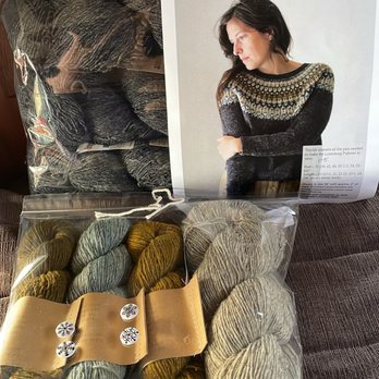 The Mariner's Daughter - Sweater kit and buttons I purchased. Sweater design inspired by the designer's visit to Lunenburg. - Knitting Supplies Near Me - Lunenburg, Nova Scotia The Mariner's Daughter - Sweater kit and buttons I purchased. Sweater design inspired by the designer's visit to Lunenburg. - Knitting Supplies Near Me - Lunenburg, Nova Scotia