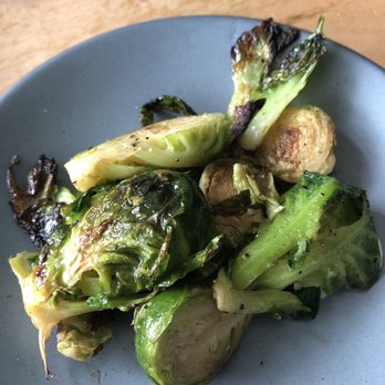 AMBAR Restaurant, Clarendon - amazing brussels sprouts with garlic yogurt - Modern European Near Me - Arlington, Virginia