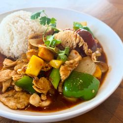 Pure Thai Cafe - Mango on fire