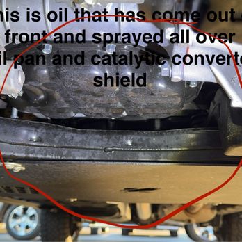 Reinhardt Toyota - Oil leak blown back all Over undercarriage - Car Dealers Near Me - Montgomery, Alabama Reinhardt Toyota - Oil leak blown back all Over undercarriage - Car Dealers Near Me - Montgomery, Alabama