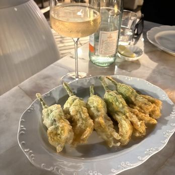 Funke - Zucchini flowers - Italian Near Me - Beverly Hills, California Funke - Zucchini flowers - Italian Near Me - Beverly Hills, California
