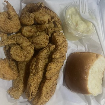 Bates Fish Market Number One - Fish (5 Pieces) and Jumbo Shrimp (5 Pieces) catfish - Seafood Markets Near Me - Gardena, California