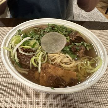 Nuodle Express - Beef Flank Noodle Soup ($16.49 doordash price) - Chinese Near Me - Seattle, Washington
