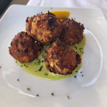 Fleetwood's on Front St - Crab and corn fritters - New American Near Me - Lahaina, Hawaii Fleetwood's on Front St - Crab and corn fritters - New American Near Me - Lahaina, Hawaii