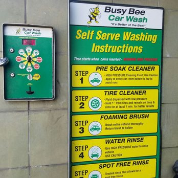 Busy Bee Car Wash - Self service wash selector - Car Wash Near Me - Miami, Florida