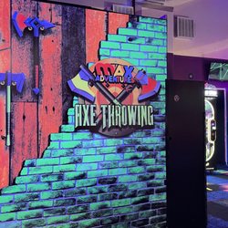 Max Adventures - Axe Throwing at Max Adventures kids party center