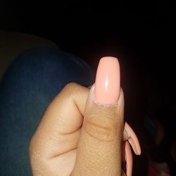 Happy Nail & Spa - HORRIBLE!asked for a full gel set and sat there for 2 1/2hours and paid$50 just for this!too thick and all nails are crooked and uneven - Nail Salons Near Me - Palmdale, California Happy Nail & Spa - HORRIBLE!asked for a full gel set and sat there for 2 1/2hours and paid$50 just for this!too thick and all nails are crooked and uneven - Nail Salons Near Me - Palmdale, California