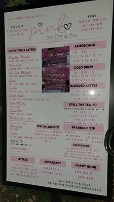 Menu photo 2 Pink Coffee Seguin, TX Menu photo 2 Pink Coffee Seguin, TX