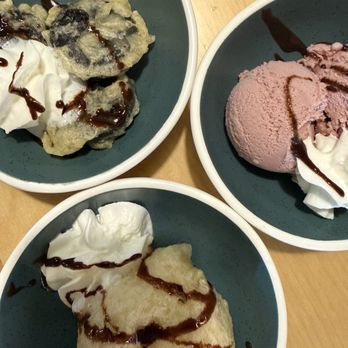 Sushi Haya - Tempura Oreo, read bean ice cream, tempura ice cream. - Japanese Near Me - Missouri City, Texas Sushi Haya - Tempura Oreo, read bean ice cream, tempura ice cream. - Japanese Near Me - Missouri City, Texas