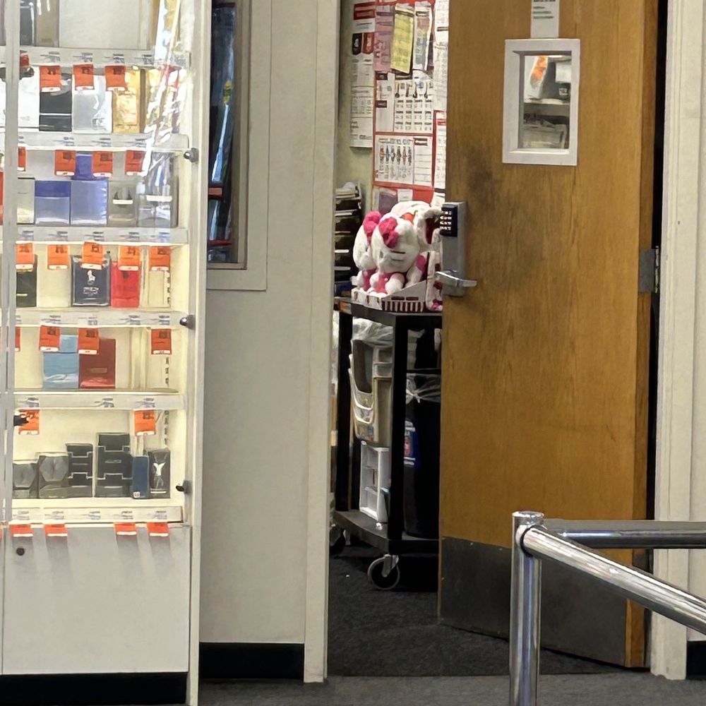 The merchandise the Manager said were the employees nicely hidden in the managers office.