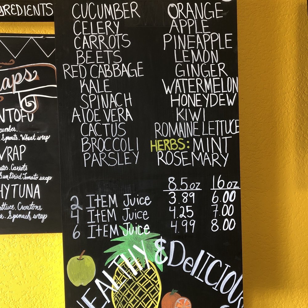 Vida Juice - Make your own juice menu - Desserts Near Me - Long Beach, California Vida Juice - Make your own juice menu - Desserts Near Me - Long Beach, California