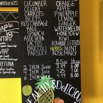 Vida Juice - Make your own juice menu - Desserts Near Me - Long Beach, California Vida Juice - Make your own juice menu - Desserts Near Me - Long Beach, California