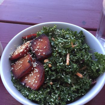 KIVA SPA - Habibi salad with pork. Most of the veg is kale. - Massage Near Me - Portland, Oregon KIVA SPA - Habibi salad with pork. Most of the veg is kale. - Massage Near Me - Portland, Oregon