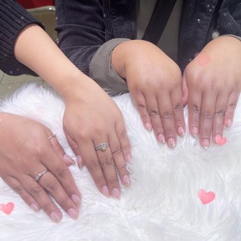 Wonder Nails - New Years Nails (Acrylic on the left & Gel on the right) - Nail Salons Near Me - Los Angeles, California Wonder Nails - New Years Nails (Acrylic on the left & Gel on the right) - Nail Salons Near Me - Los Angeles, California