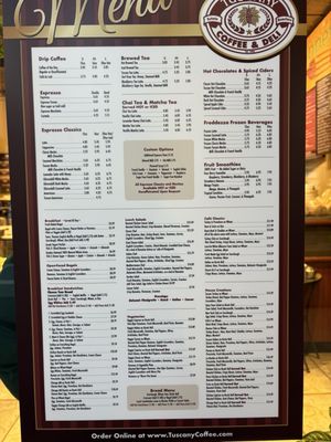 Menu photo 1 Tuscany Coffee & Deli Denver, CO