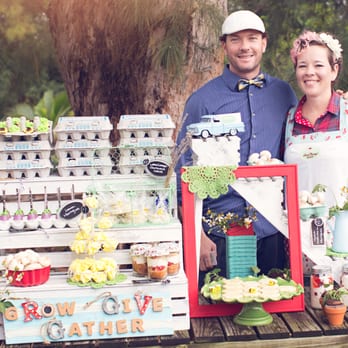 Sweet Charity's Bakery - Dessert table by Sweet Charity's Bakery for Tea in the Garden at the Fruitful Field - Cupcakes Near Me Sweet Charity's Bakery - Dessert table by Sweet Charity's Bakery for Tea in the Garden at the Fruitful Field - Cupcakes Near Me