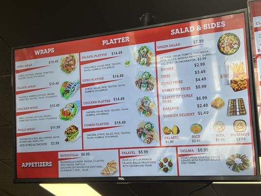 Menu photo 2 Falafel Corner Folsom, CA