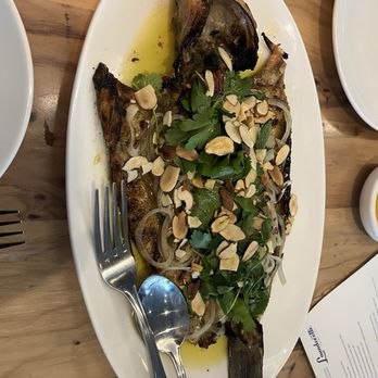 Launderette - Dinner Whole Branzino - New American Near Me - Austin, Texas Launderette - Dinner Whole Branzino - New American Near Me - Austin, Texas