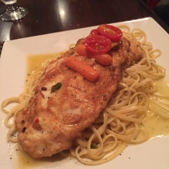 La Lanterna Restaurant & Caffe - Chicken Francese over linguini. Not on the menu but they made it how we wanted it. So yummy! - Italian Near Me - Yonkers, New York