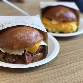Eggslut - Bacon Egg & Cheese made to perfection. PERFECTIONNNNNNNNNNNNN Yum - New American Near Me - Glendale, California Eggslut - Bacon Egg & Cheese made to perfection. PERFECTIONNNNNNNNNNNNN Yum - New American Near Me - Glendale, California
