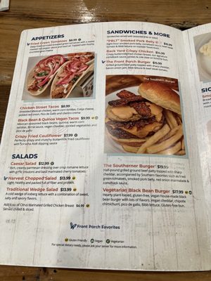 Menu photo 6 Front Porch Cafe Pigeon Forge, TN