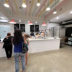 Bubble Waffle Ice Cream - Inside
