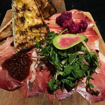 The Bancroft - Prosciutto & Fig Preserve appetizer. - New American Near Me - Burlington, Massachusetts