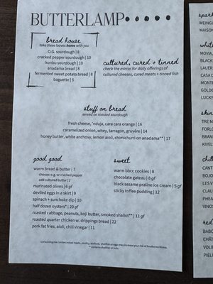 Menu photo 1 Butterlamp Bread & Beverage Nashville, TN