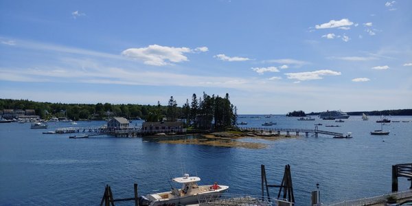Boothbay Harbor Footbridge by null