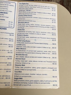 Menu photo 2 Three Chopt Sandwich Shoppe Hendersonville, NC Menu photo 2 Three Chopt Sandwich Shoppe Hendersonville, NC