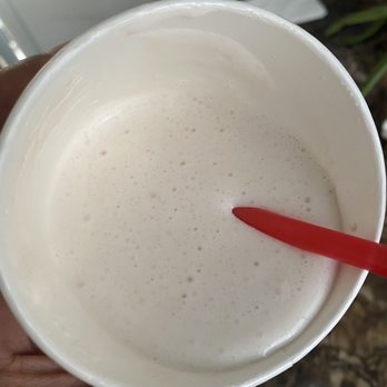 Five Guys - Strawberry milk with banana and bacon... - Burgers Near Me - San Diego, California Five Guys - Strawberry milk with banana and bacon... - Burgers Near Me - San Diego, California