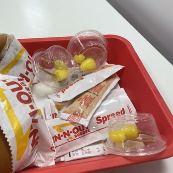 In-N-Out Burger - Peppers and spread sauce - Fast Food Near Me - Downey, California In-N-Out Burger - Peppers and spread sauce - Fast Food Near Me - Downey, California