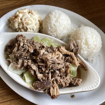 Kona Kitchen - Seattle - kalua pork and cabbage - Hawaiian Near Me - Seattle, Washington