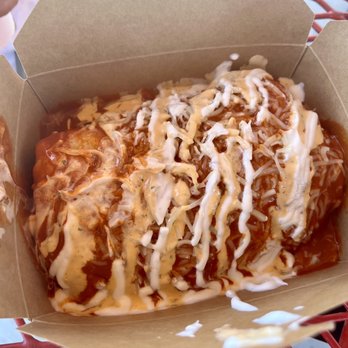 Mr Taco - Wet shredded chicken super burrito - Mexican Near Me - Los Banos, California