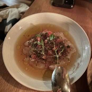 Imanishi Japanese Kitchen - tai carpaccio - Japanese Near Me - Toronto, Ontario