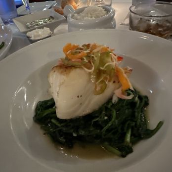 The Oar Steak & Seafood Grille - Black Seabass special was phenomenal - Seafood Near Me - Patchogue, New York