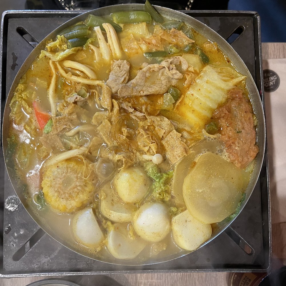 Boiling Point - Milk Cream Curry Hot Pot (milk cream not included in picture) - Hot Pot Near Me - Fremont, California
