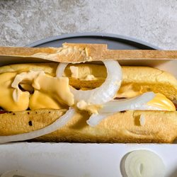 Shake Shack - Crispy onion dog