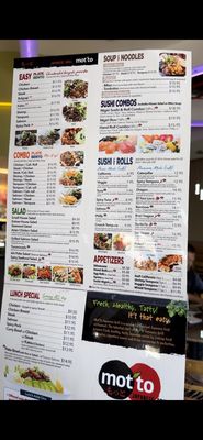 Menu photo 7 Mot'to Japanese Grill Carlsbad, CA