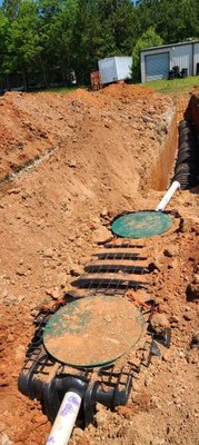 Tank and field line installations - We recommend that you pump your tank out every 3 years. Do your research on septic systems and the company you choose to do the work. We pride ourselves on word-of-mouth reviews. Please allow us to assist you with your septic needs or dumpster needs.