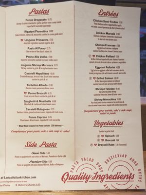 Menu photo 4 Lena's Italian Kitchen New York, NY Menu photo 4 Lena's Italian Kitchen New York, NY
