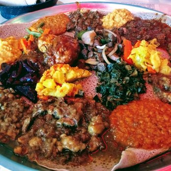 Abyssinia Restaurant and Cafe - Abyssinia signature... Quite a feast! - Ethiopian Near Me - Phoenix, Arizona