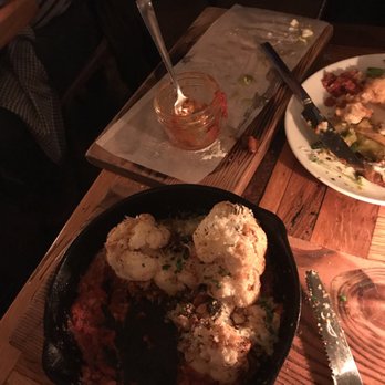 The Belgard Kitchen - Roasted cauliflower best dish so far couldn't wait to take a photo - Tapas/Small Plates Near Me - Vancouver, British Columbia